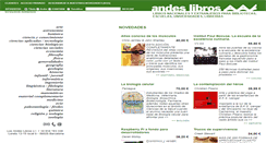 Desktop Screenshot of andeslibros.com